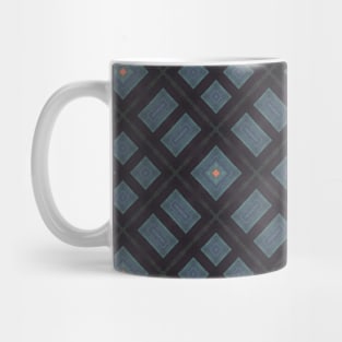 Black Gray Dark Pattern Mug